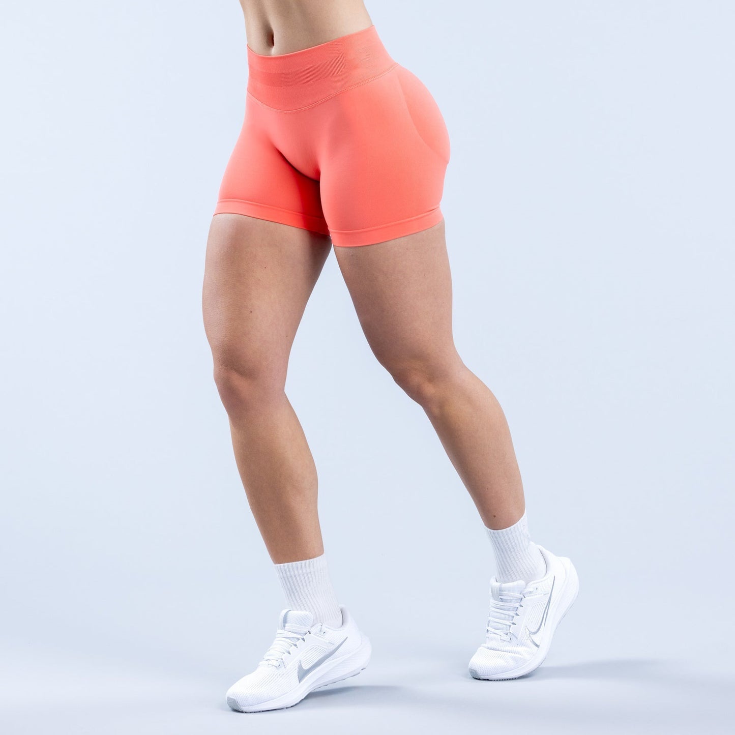 Womens High Waisted Yoga Fitness Shorts