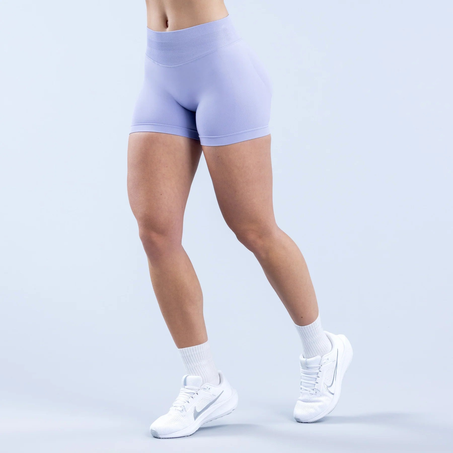 Womens High Waisted Yoga Fitness Shorts