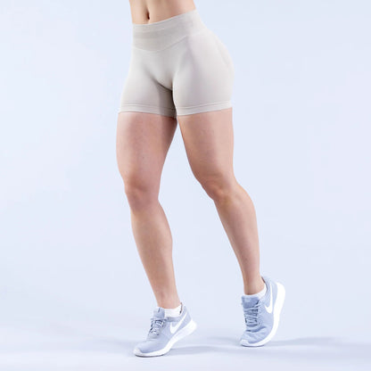 Womens High Waisted Yoga Fitness Shorts