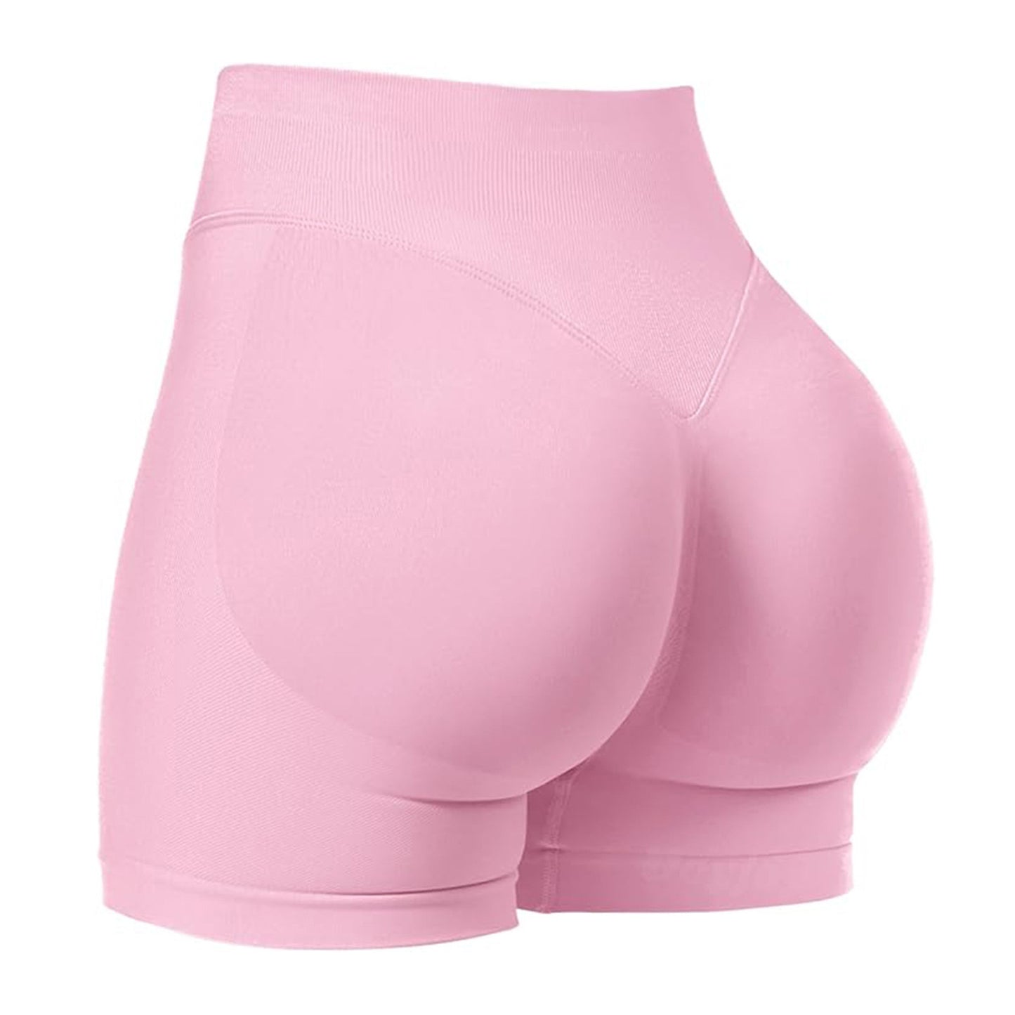 Womens High-Waisted Yoga Fitness Shorts