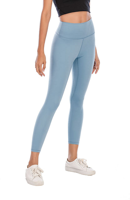 Womens High-Waisted Yoga Pants Quick-Dry Workout Tights