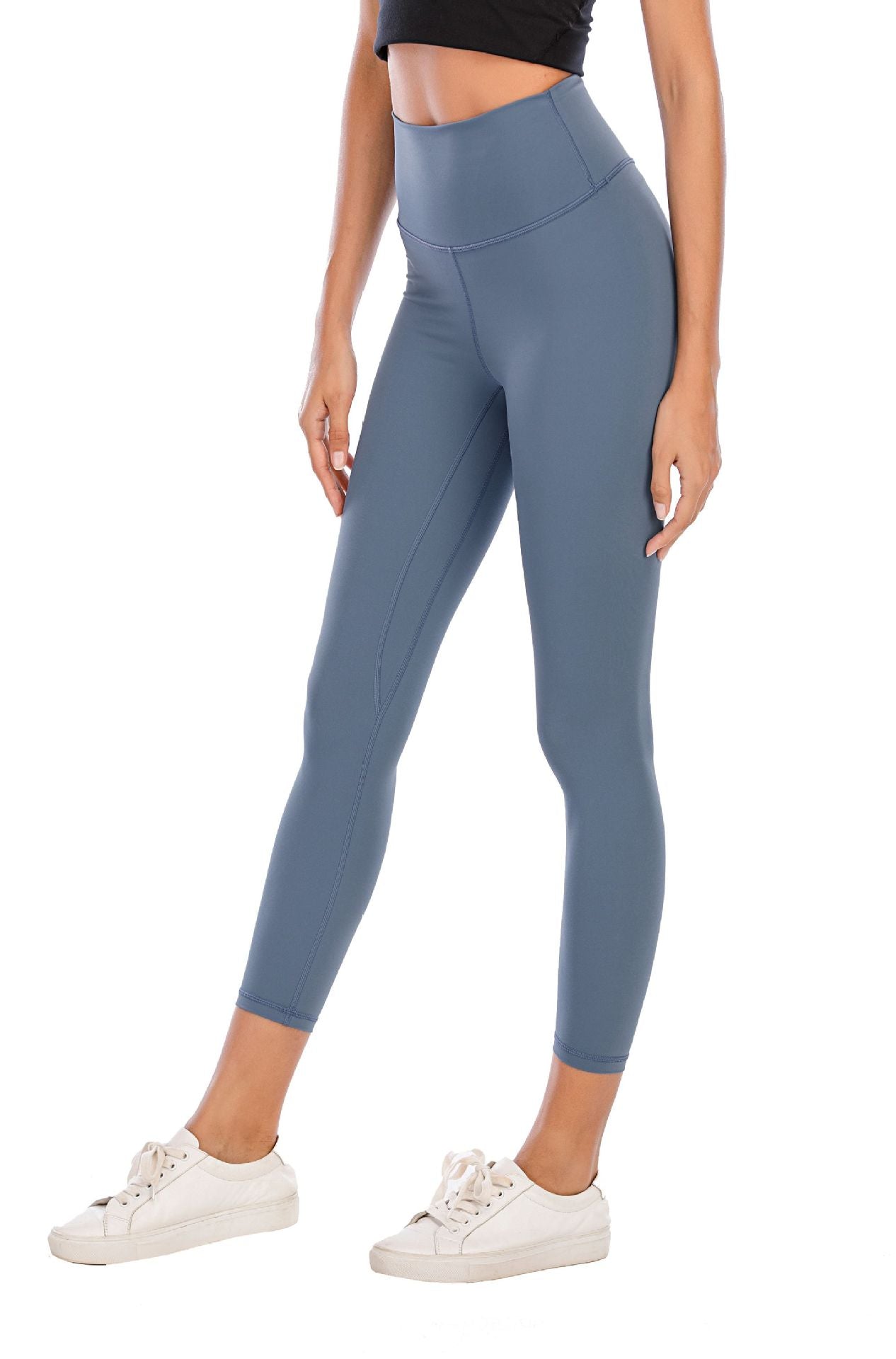 Womens High-Waisted Yoga Pants Quick-Dry Workout Tights