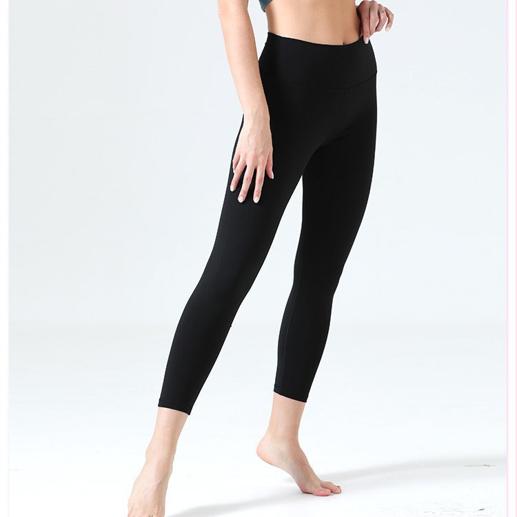 Womens High-Waisted Yoga Pants Quick-Dry Workout Tights