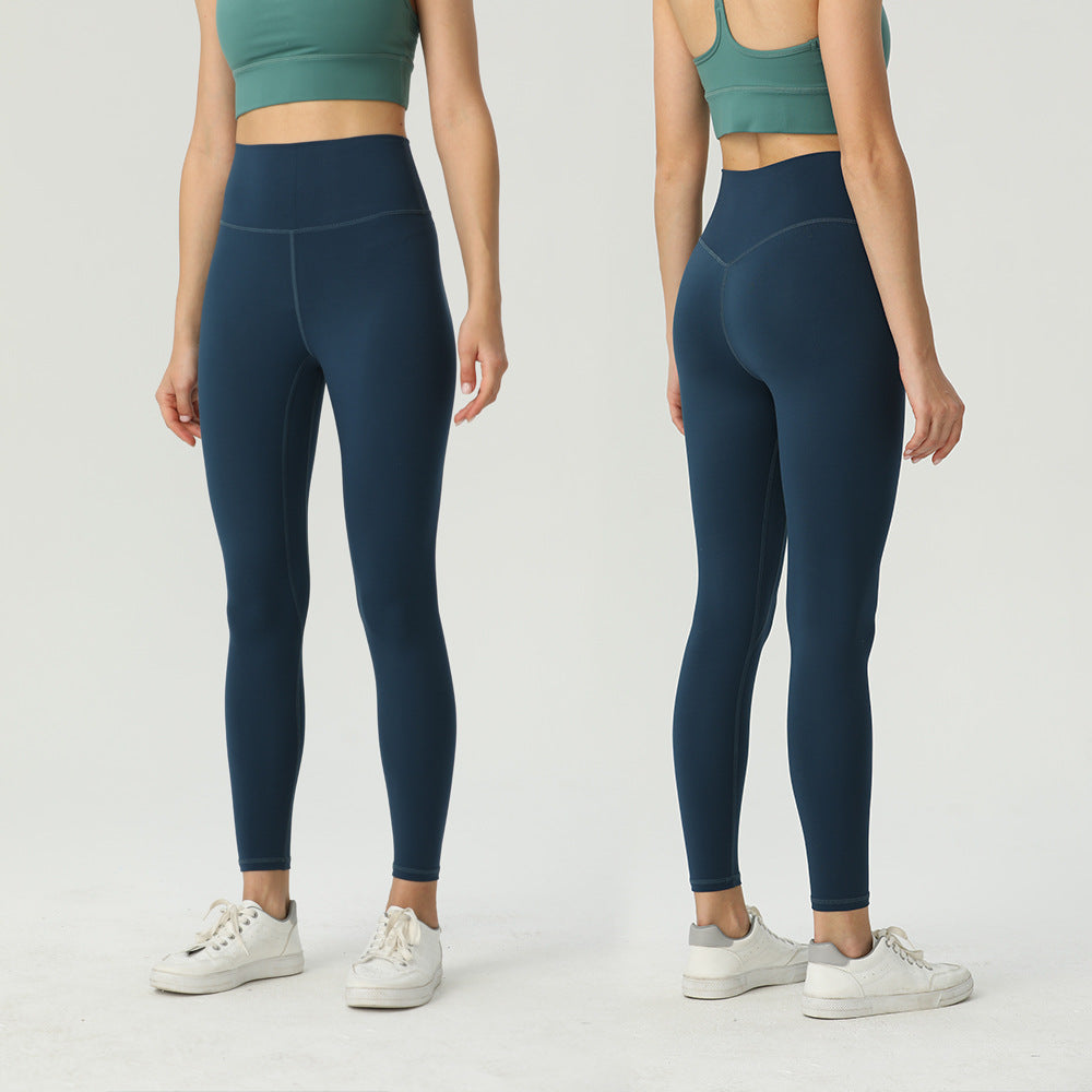 Womens High-Waisted Yoga Pants Quick-Dry Workout Tights