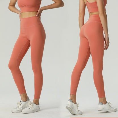 Womens High-Waisted Yoga Pants Quick-Dry Workout Tights