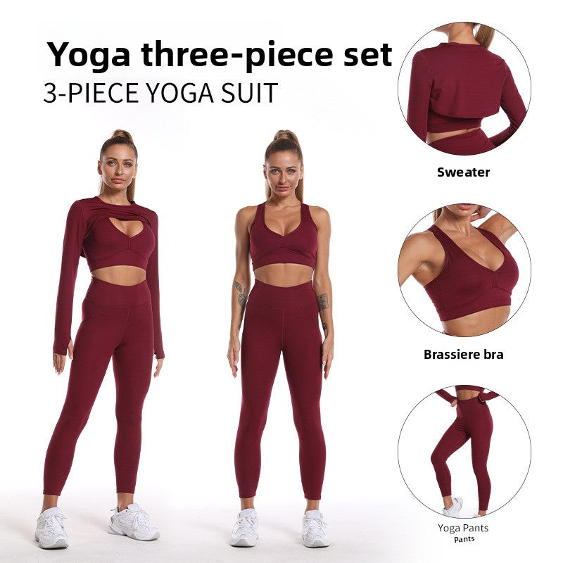 Womens High-Waisted Yoga Set