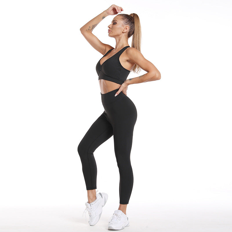 Womens High-Waisted Yoga Set