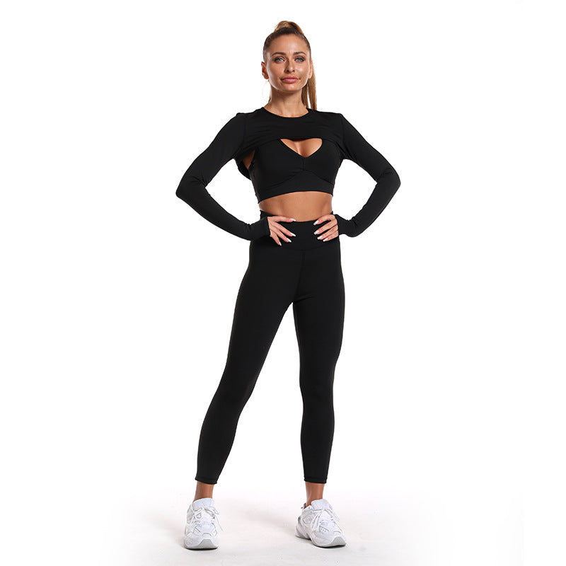 Womens High-Waisted Yoga Set