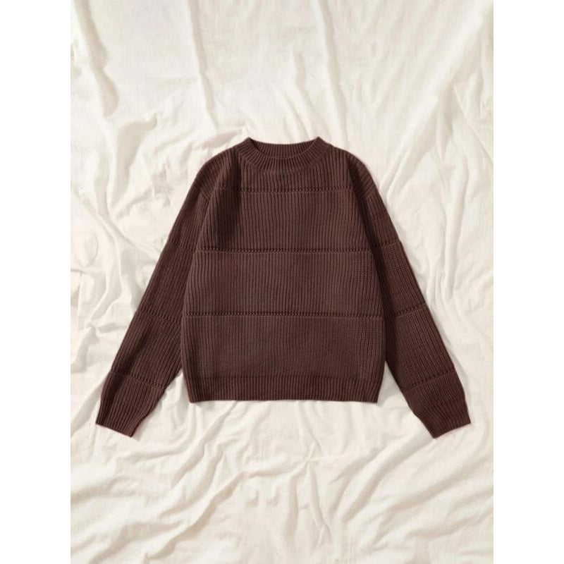 Womens Hollow Knit Sweater