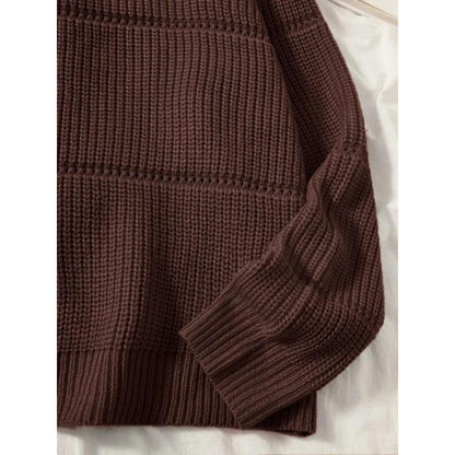 Womens Hollow Knit Sweater