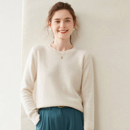 Womens Hooded Cashmere Blend Sweater
