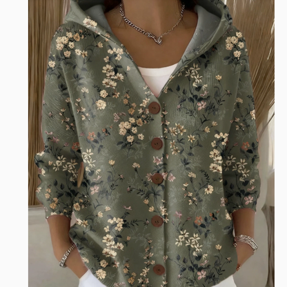 Womens Hooded Knit Cardigan Sweater