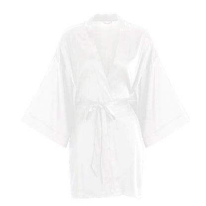 Womens Ice Silk Bathrobe