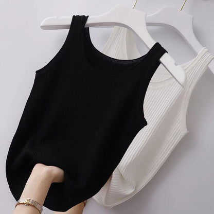 Womens Ice Silk Sleeveless Vest