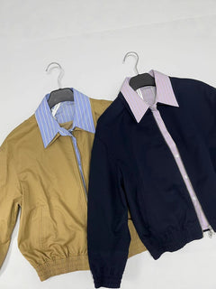 Navy bluepink and purple stripes