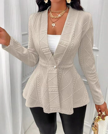 Womens Jacquard Coat