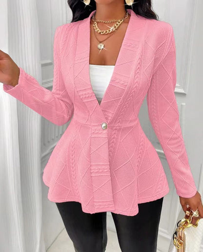 Womens Jacquard Coat