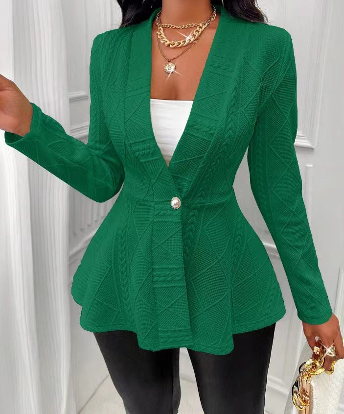Womens Jacquard Coat