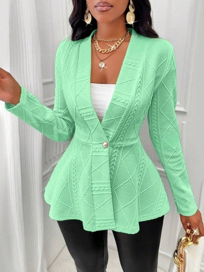 Womens Jacquard Coat