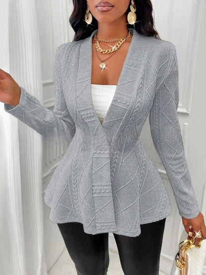 Womens Jacquard Coat