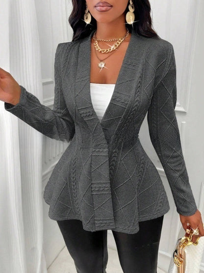 Womens Jacquard Coat