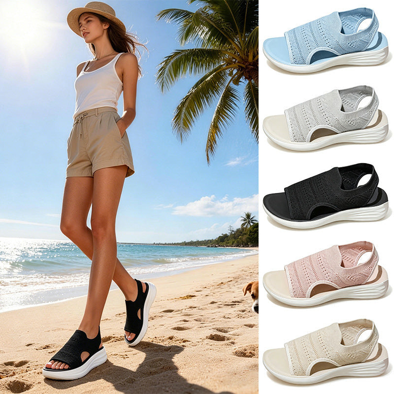 Womens Knit Breathable Sandals