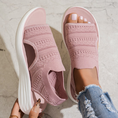 Womens Knit Breathable Sandals
