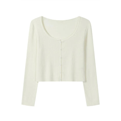 Womens Knit Cardigan and Skirt Set