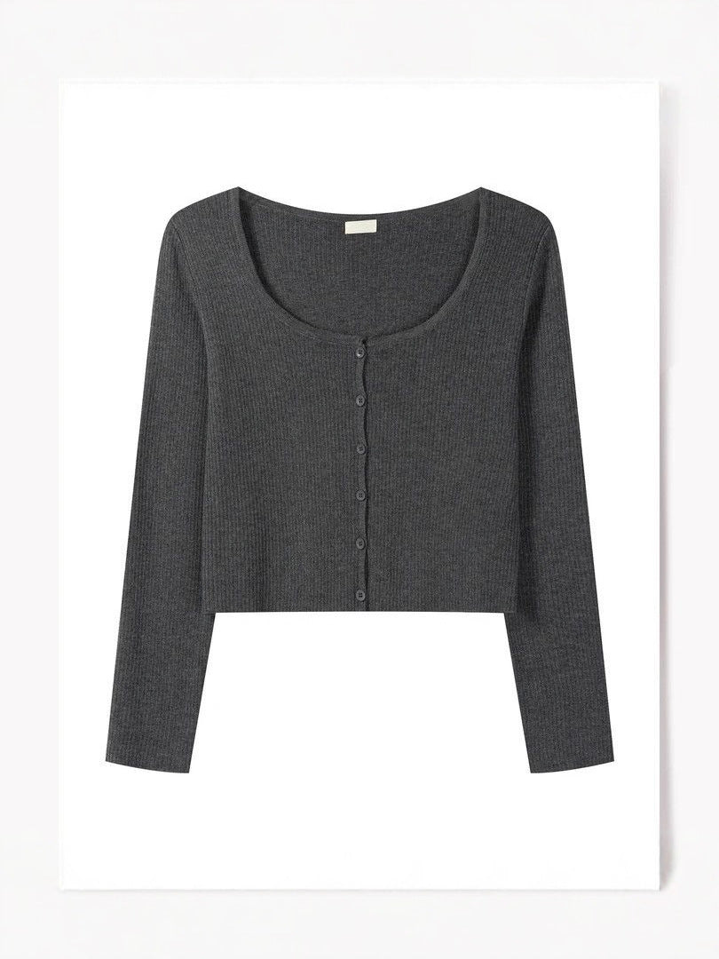Womens Knit Cardigan and Skirt Set