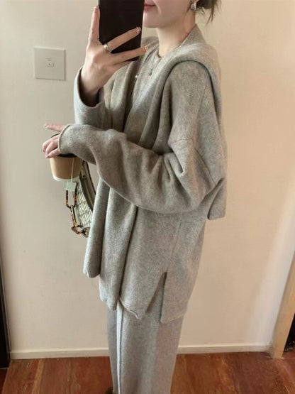 Womens Knit Suit