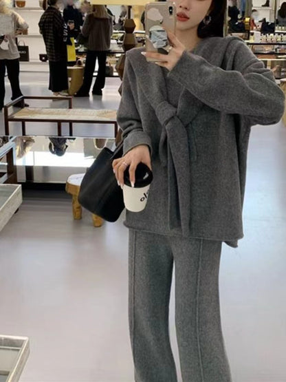 Womens Knit Suit