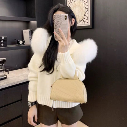 Womens Knitted Cardigan