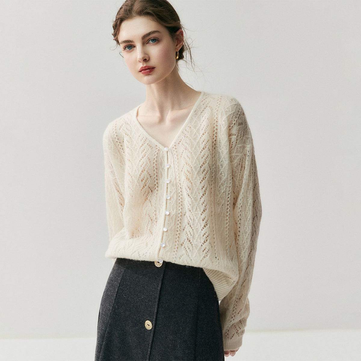 Womens Knitted Cardigan