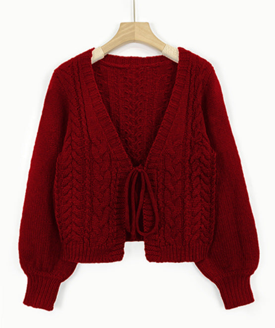 Womens Knitted Cardigan Sweater