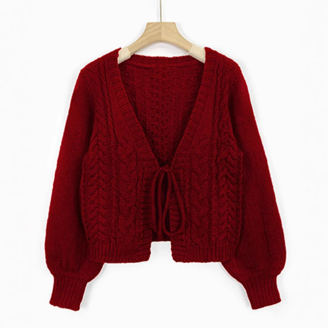 Womens Knitted Cardigan Sweater