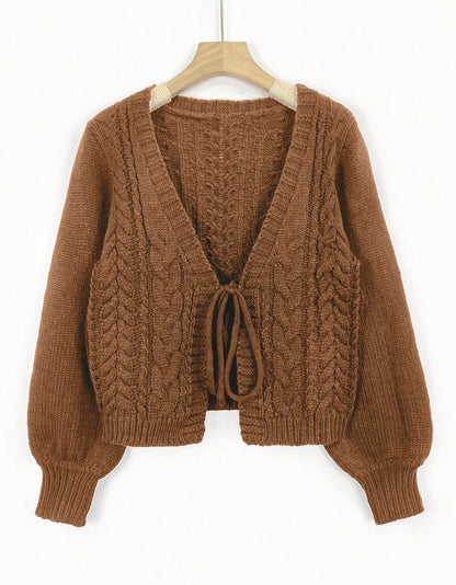 Womens Knitted Cardigan Sweater
