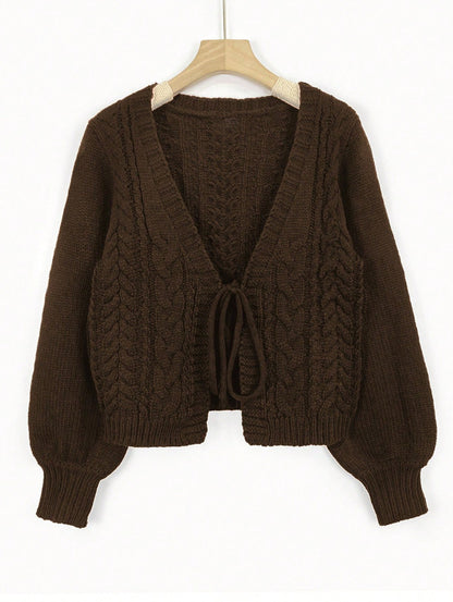 Womens Knitted Cardigan Sweater