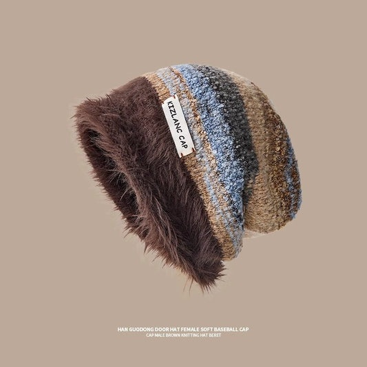 Womens Knitted Slouchy Beanie