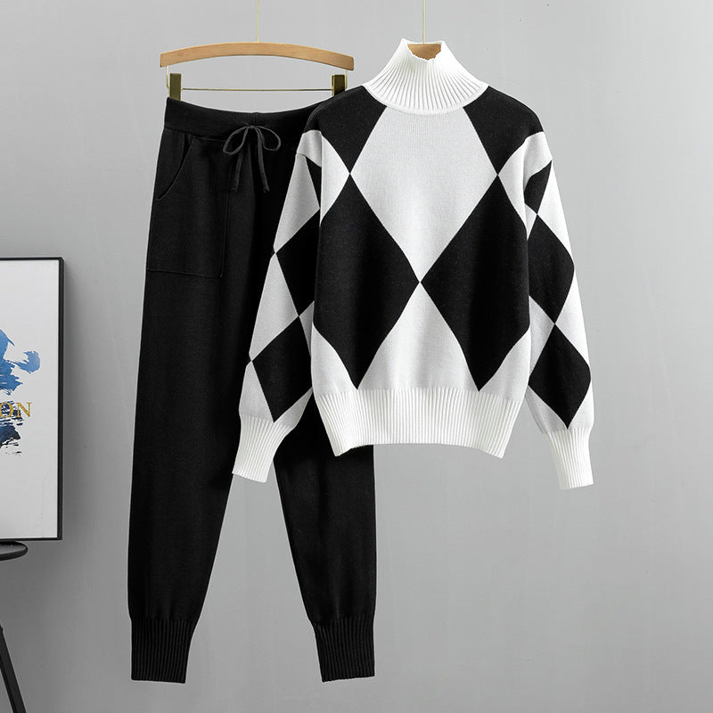 Womens Knitted Suit