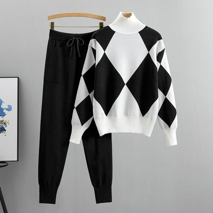 Womens Knitted Suit