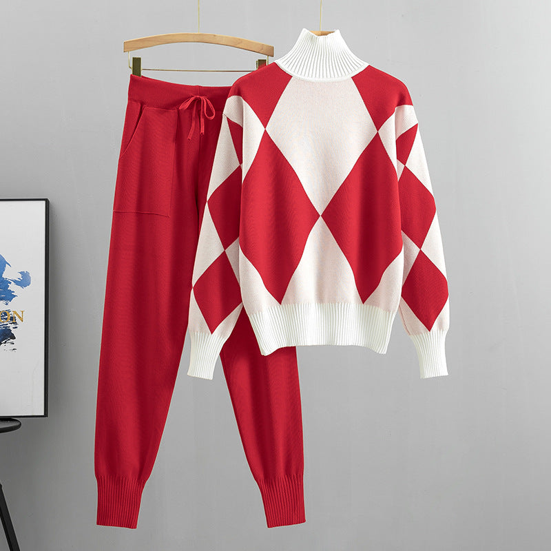 Womens Knitted Suit