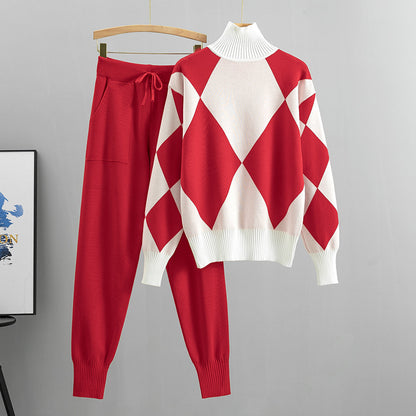 Womens Knitted Suit