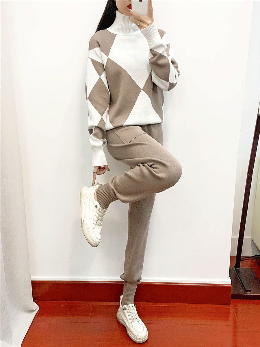 Womens Knitted Suit