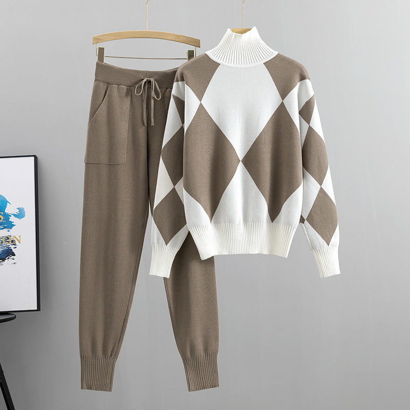 Womens Knitted Suit