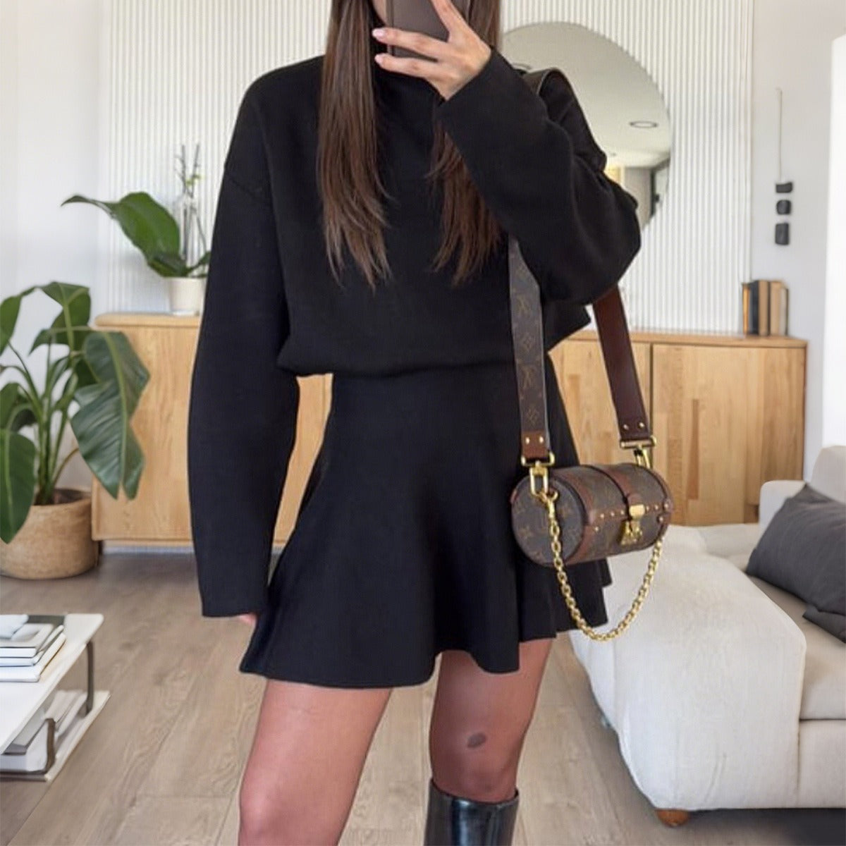 Womens Knitted Suit