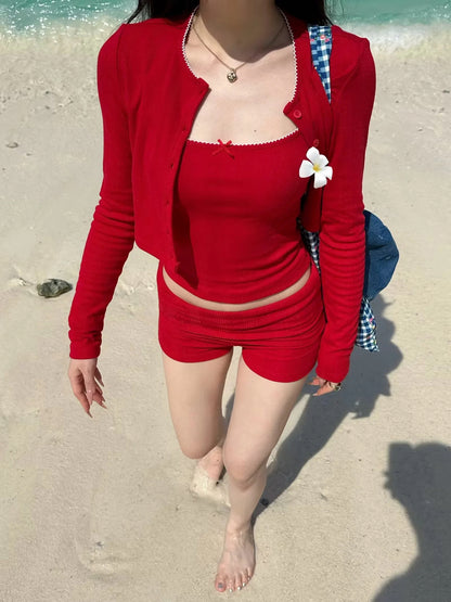 Womens Knitted Suit