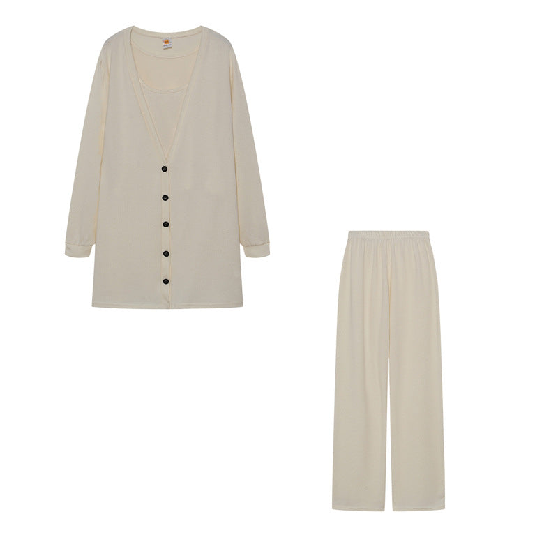 Womens Knitted Three-Piece Set