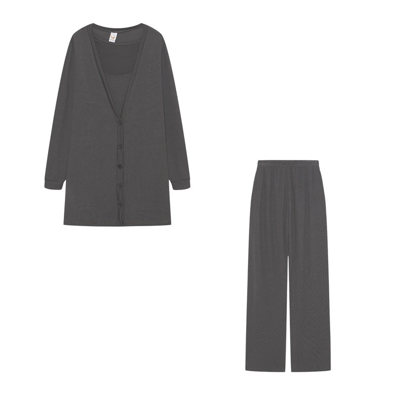 Womens Knitted Three-Piece Set