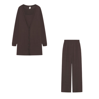 Womens Knitted Three-Piece Set