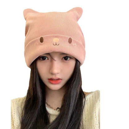 Womens Knitted Winter Beanie Hat